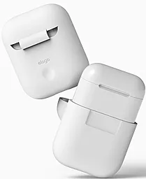 Silicone Case for Airpods White - миниатюра 3