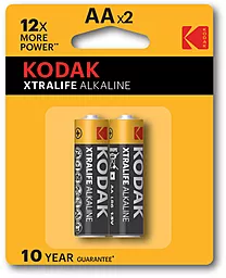 Батарейки Kodak LR06 / AA XTRALIFE 2 шт 1.5 V