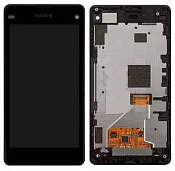 Дисплей Sony Xperia Z1 Compact (D5503, SO-02F) с тачскрином и рамкой, Black - фото Дисплей Sony Xperia Z1 Compact (D5503, SO-02F) с тачскрином и рамкой, Black