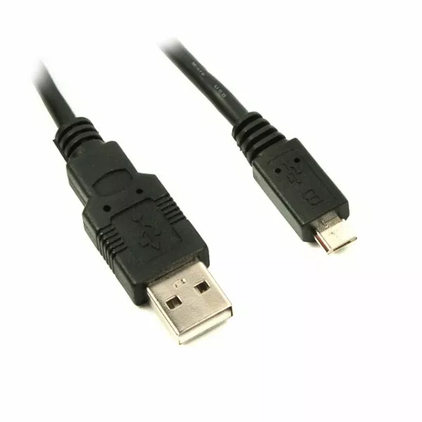 Кабель Viewcon USB-A - micro USB 12w 2.4a 1.5м cable Black (VW009) - фото 1