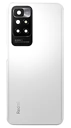 Задняя крышка корпуса Xiaomi Redmi 10 / Redmi 10 2022 / Redmi 10 Prime / Redmi 10 Prime 2022 со стеклом камеры Original Pebble White