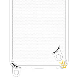 Чехол Epik Clear Case with Strap для Apple iPhone 12 Pro Max Light Pink - миниатюра 4 Чехол Epik Clear Case with Strap для Apple iPhone 12 Pro Max Light Pink - миниатюра 4