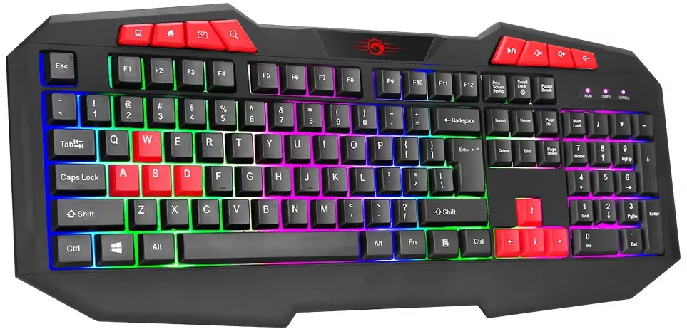 Клавиатура Marvo Multi-LED Black USB (K602) - фото 2