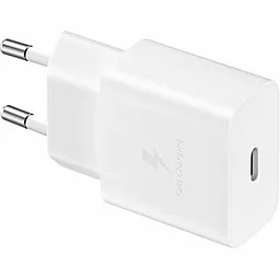 Мережевий зарядний пристрій Samsung Power Adapter 15w USB-C white (EP-T1510NW)