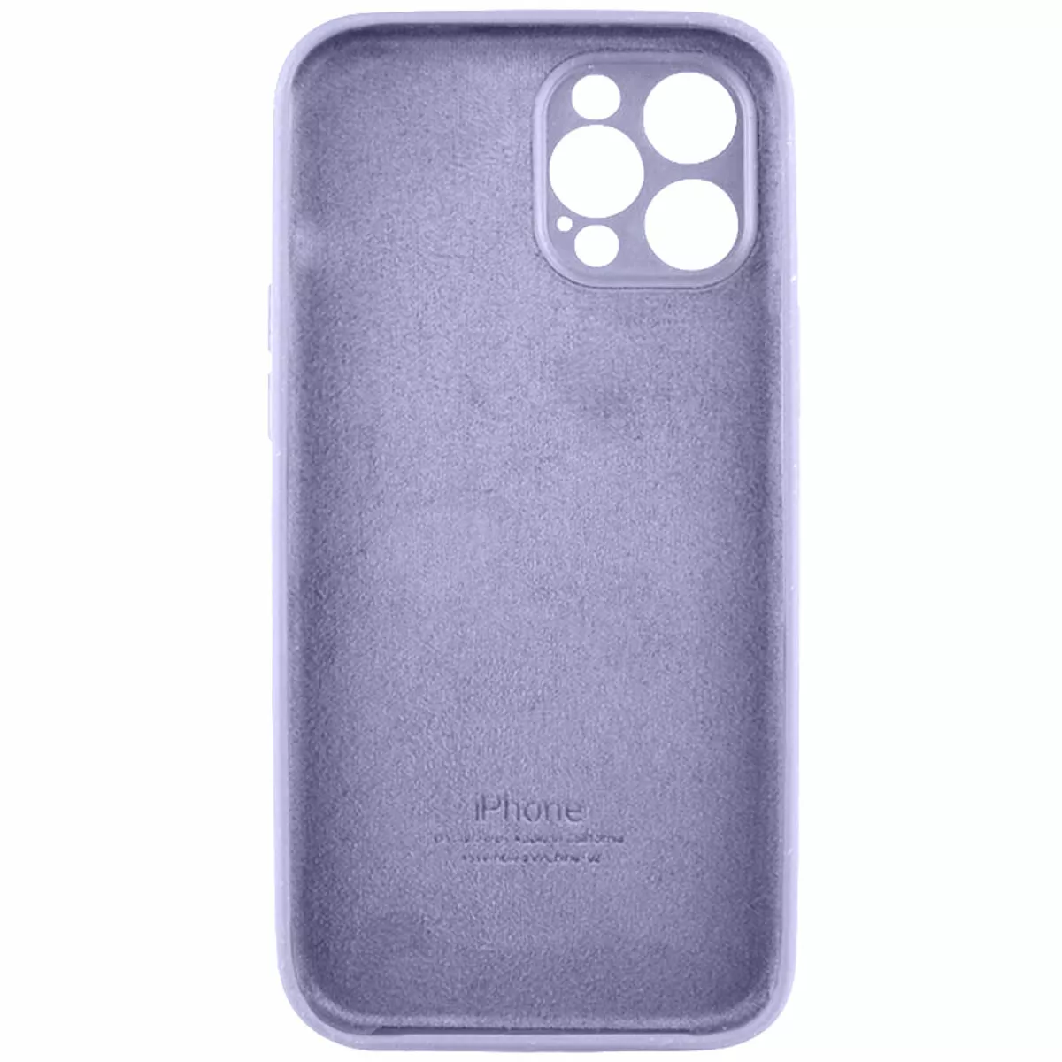 Чехол Silicone Case Full Camera для Apple iPhone 12 Pro Max Lavender Grey - фото 2