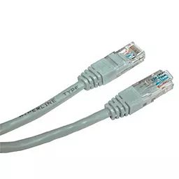 Патч-корд RJ-45 0.5м Cat. 5e CU серый - фото Патч-корд RJ-45 0.5м Cat. 5e CU серый