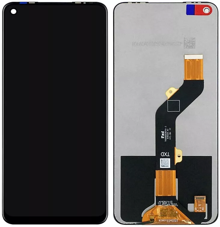Дисплей Tecno Camon 17, Camon 18i (CG6, CG6j) с тачскрином, Black - фото 1