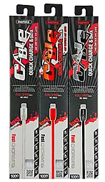 Кабель Remax Full Speed USB-A - Lightning 12w 2.4a 1м cable Red (RC-001i) - миниатюра 3 Кабель Remax Full Speed USB-A - Lightning 12w 2.4a 1м cable Red (RC-001i) - миниатюра 3