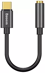 Аудіо-перехідник Baseus L54 Type-C to 3.5 mm Black (CATL54-01) - мініатюра 2