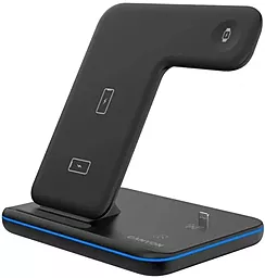 Беспроводная док-станция Canyon 3-in-1 15w wireless charger black (CNS-WCS302B)