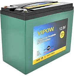 Аккумуляторная батарея ViPow LiFePO4 12.8V 30Ah со встроенной ВМS платой 25A (180х220х135mm)