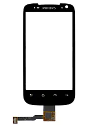 Сенсор (тачскрин) Philips W632 Black - фото Сенсор (тачскрин) Philips W632 Black
