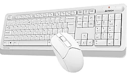 Комплект (клавіатура+мишка) A4Tech FG1012 White - мініатюра 3