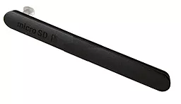 Заглушка роз'єму SIM-карти та карти пам'яті Sony D6603 / D6616 / D6643 / D6653 Xperia Z3 Black