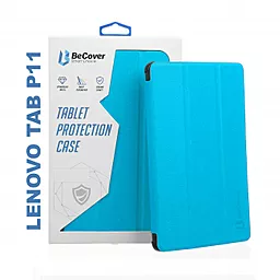 Чехол для планшета BeCover Smart Case для Lenovo Tab P11 Blue (706093) - фото Чехол для планшета BeCover Smart Case для Lenovo Tab P11 Blue (706093)
