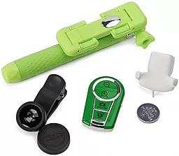 Моноподы, селфи-палки UFT SS15 ZOOM+Bluetooth 4 in 1 Green - фото Моноподы, селфи-палки UFT SS15 ZOOM+Bluetooth 4 in 1 Green