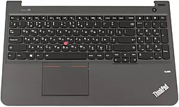 Клавиатура для ноутбука Lenovo ThinkPad S531, S540 с подсветкой клавиш, топ панель с тачпадом Black