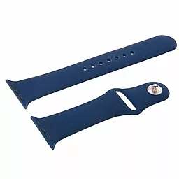 Сменный ремешок для умных часов Apple Watch Silicone Band M 42mm/44mm/45mm/49mm Deep Blue