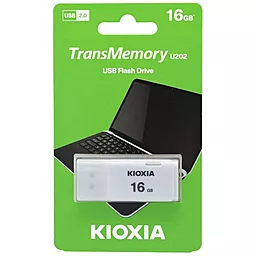 Флешка Kioxia TransMemory U202 16GB USB 2.0 (LU202W016GG4) White - мініатюра 2
