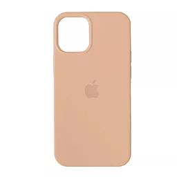 Чохол Silicone Case Full для Apple iPhone 12, iPhone 12 Pro Pink Sand