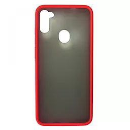 Чехол 1TOUCH Gingle Matte Samsung A115 Galaxy A11  Red/Black