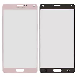 Корпусное стекло дисплея Samsung Galaxy Note 4 N910H Pink - фото Корпусное стекло дисплея Samsung Galaxy Note 4 N910H Pink