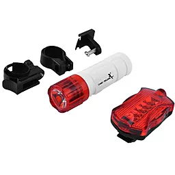 Фонарь велосипедный Bailong DMFL-08-2-1LED, STOP-5LED Waterproof - фото Фонарь велосипедный Bailong DMFL-08-2-1LED, STOP-5LED Waterproof