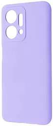 Чехол Wave Full Silicone Cover для Honor X7a Light Purple