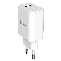 Мережевий зарядний пристрій Hoco C61A Victoria 2.1a home charger white