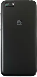 Задняя крышка корпуса Huawei Y5 (2018) / Y5 Prime (2018) со стеклом камеры, Original Black - фото Задняя крышка корпуса Huawei Y5 (2018) / Y5 Prime (2018) со стеклом камеры, Original Black