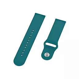 Змінний ремінець для розумного годинника Xiaomi iMi KW66/Mi Watch Color/Haylou LS01/LS02 (706366) Dark Green - мініатюра 3