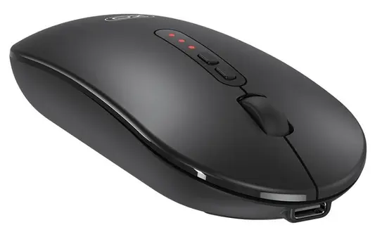 Комп'ютерна мишка XO M13 Tri-mode Bluetooth Wireless Silent Mouse Black - фото 1