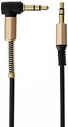Аудио кабель EasyLife SP-255 AUX mini Jack 3.5mm M/M Cable 1 м чёрный