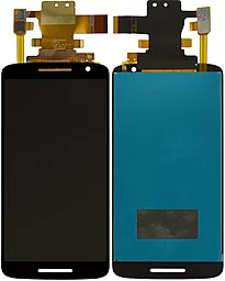 Дисплей Motorola Moto X Play (XT1561, XT1562, XT1563, XT1564) с тачскрином, оригинал, Black