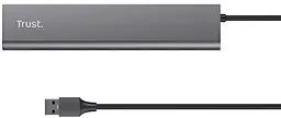 USB Type-C хаб Trust Dalyx 8-in-1 7xUSB-A3.2 + Type-C charging port Aluminium Dock Gray (24967_TRUST) - фото USB Type-C хаб Trust Dalyx 8-in-1 7xUSB-A3.2 + Type-C charging port Aluminium Dock Gray (24967_TRUST)