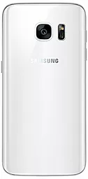 Задняя крышка корпуса Samsung Galaxy S7 G930F со стеклом камеры White - фото Задняя крышка корпуса Samsung Galaxy S7 G930F со стеклом камеры White