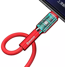 Кабель Baseus Silica USB-A - Type-C 12w 2.4a 2м cable Red (CATGJ-A09) - миниатюра 3 Кабель Baseus Silica USB-A - Type-C 12w 2.4a 2м cable Red (CATGJ-A09) - миниатюра 3