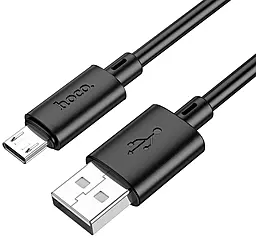 Кабель Hoco X88 USB-A - micro USB 12w 2.4a 2м cable Black - миниатюра 3 Кабель Hoco X88 USB-A - micro USB 12w 2.4a 2м cable Black - миниатюра 3