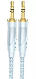 Аудио кабель Hoco UPA30 AUX mini Jack 3.5mm M/M cable 1 м blue