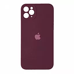 Чехол Silicone Case Full Camera для Apple iPhone 12 Pro Marsala