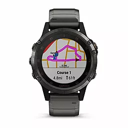Смарт-годинник Garmin Fenix 5 Sapphire Black with Black Band (010-01988-00/010-01988-01) - фото Смарт-годинник Garmin Fenix 5 Sapphire Black with Black Band (010-01988-00/010-01988-01)