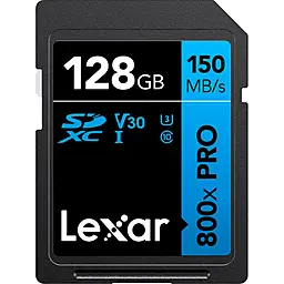 Карта пам'яті Lexar 128 GB SDXC High Performance 800x Pro UHS-I U3 V30 Class 10 (LSD0800P128G-BNNNG) - фото Карта пам'яті Lexar 128 GB SDXC High Performance 800x Pro UHS-I U3 V30 Class 10 (LSD0800P128G-BNNNG)