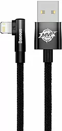 Кабель Baseus MVP 2 Elbow-shaped USB-A - Lightning 12w 2.4a 1м cable Black (CAVP000001) - фото Кабель Baseus MVP 2 Elbow-shaped USB-A - Lightning 12w 2.4a 1м cable Black (CAVP000001)