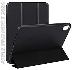 Чехол для планшета BeCover Tri Fold Soft TPU для Apple iPad Mini 7 2024 Black (712444) - фото Чехол для планшета BeCover Tri Fold Soft TPU для Apple iPad Mini 7 2024 Black (712444)