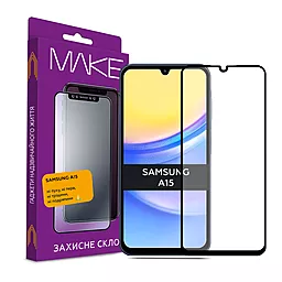 Захисне скло MAKE для Samsung Galaxy A15 (MGF-SA15) - фото Захисне скло MAKE для Samsung Galaxy A15 (MGF-SA15)