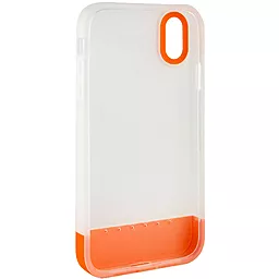 Чехол Epik TPU+PC Bichromatic для Apple iPhone X, iPhone XS (5.8") Matte / Orange - миниатюра 2