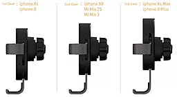Автодержатель с беспроводной зарядкой Xiaomi 70Mai Wireless Car Charger Black (PB01/MinidrivePB01) - миниатюра 6