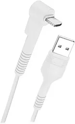 USB Кабель XO NB100 Lightning L-Type Cable White