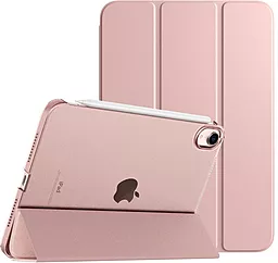 Чехол для планшета BeCover Tri Fold Soft TPU для Apple iPad Mini 7 2024 Rose Gold (712456) - фото Чехол для планшета BeCover Tri Fold Soft TPU для Apple iPad Mini 7 2024 Rose Gold (712456)