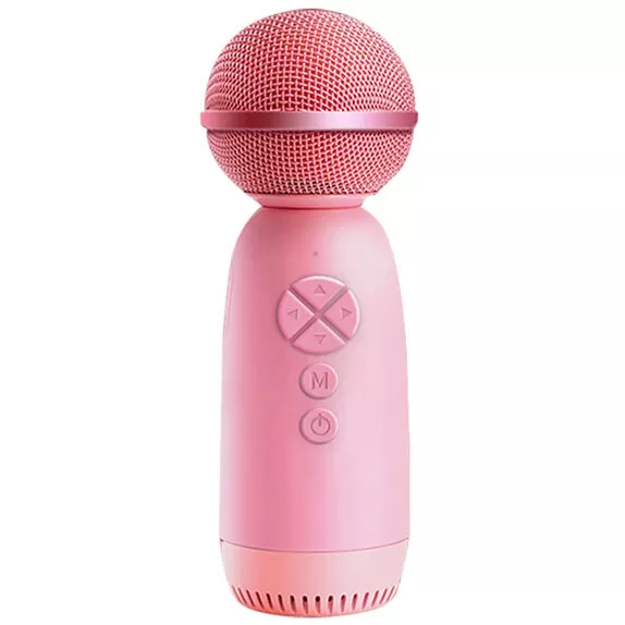 Микрофон-колонка LY168 Pink - фото 1